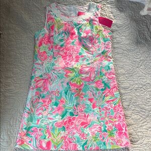 Lilly Pulitzer Pink and Green Floral Dress